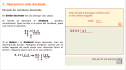 Operacions amb decimals: Divisió de nombres decimals | Recurso educativo 82048