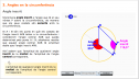 Angles en la circumferència: Angle inscrit | Recurso educativo 82703