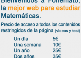 MATEMÁTICAS. Ejercicios resueltos. Videos. Apuntes. Bachillerato Universidad | Recurso educativo 97281