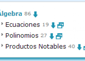 Álgebra (UNAM) con WIRIS quizzes | Recurso educativo 105689