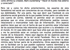 Ejemplo de texto argumentativo. Proceso de creación | Recurso educativo 107848