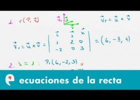 Recta perpendicular a dos vectores (ejercicio) | Recurso educativo 109305