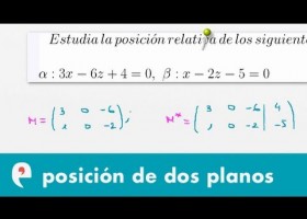 Posición relativa de dos planos paralelos (ejercicio) | Recurso educativo 109322