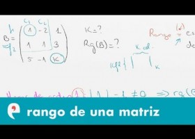 Rango de una matriz (ejercicio 1) | Recurso educativo 109477