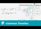 Sistemas de ecuaciones lineales (ejercicio 2) | Recurso educativo 109495