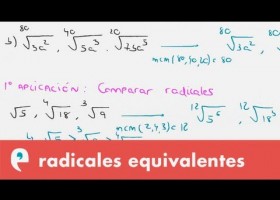 Radicales equivalentes | Recurso educativo 109599