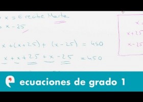 Ecuaciones de primer grado (ejercicio 4) | Recurso educativo 109659