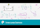 Inecuaciones de primer grado con dos incógnitas (ejercicio 1) | Recurso educativo 110009