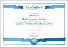 Curso de Cómo trabajar en equipo | MasSaber | Recurso educativo 114085