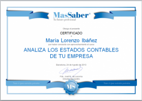 Curso de Analiza los estados contables de tu empresa | MasSaber | Recurso educativo 114090