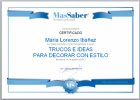 Curso de Trucos e ideas para decorar con estilo | MasSaber | Recurso educativo 114143