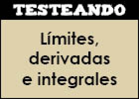 Límites, derivadas e integrales | Recurso educativo 351414