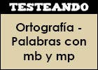 Ortografía - Palabras con mb y mp | Recurso educativo 352076