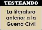 La literatura anterior a la Guerra Civil | Recurso educativo 353123