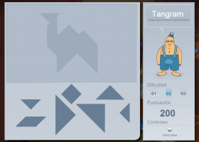 Juego de tangram para desarrollar la atención en niños de 11 y 12 años : puente | Recurso educativo 404707