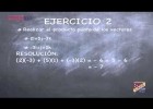 Producto punto y cruz de vectores | Recurso educativo 628554