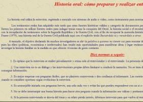 Historia oral | Recurso educativo 676592