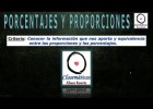 (Porcentajes y Proporciones) - Porcentajes y Proporciones. (901) | Recurso educativo 680306