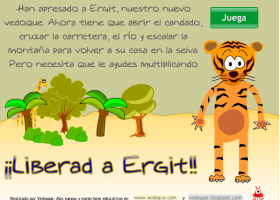 Juego matemático: ¡Liberad a Ergit! | Recurso educativo 725329