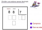 Fem divisions sense decimals | Recurso educativo 731386