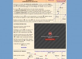 Componentes de un vector | Recurso educativo 733325