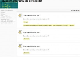 Criteris de divisibilitat | Recurso educativo 734564