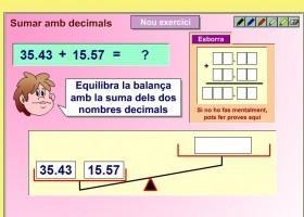 Sumar amb decimals | Recurso educativo 734588