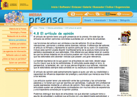 El artículo de opinión | Recurso educativo 741470