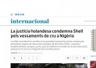 La justícia holandesa condemna Shell pels vessaments de cru a Nigèria | Recurso educativo 747178