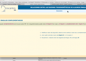 Relacions entre les raons trigonomètriques d'alguns angles | Recurso educativo 751644