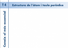 T. 4 Estructura de l'àtom i la taula periòdica | Recurso educativo 752805