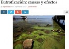 Eutrofización: causas y efectos | Recurso educativo 753774