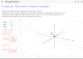 Producte Vectorial i Producte Escalar | Recurso educativo 757172