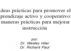 Ideas prácticas para promover el aprendizaje activo y cooperativo guía en | Recurso educativo 761680