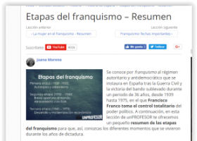 Etapas del franquismo | Recurso educativo 768583