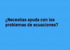 10 vídeos para aprender a resolver problemas de ecuaciones - yosoytuprofe | Recurso educativo 771927