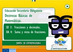 Suma y resta de fracciones | Recurso educativo 772966