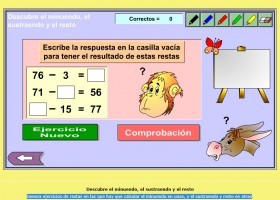 Descubre el minuendo, el sustraendo y la diferencia | Recurso educativo 774199