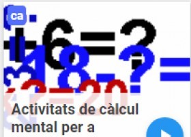 Activitats de càlcul mental per a primària | Recurso educativo 774727