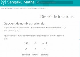 Divisió de fraccions | Recurso educativo 775322