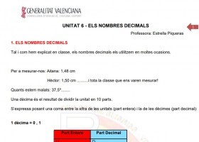 Els nombres decimals | Recurso educativo 776570