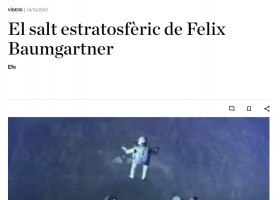 El salt estratosfèric de Felix Baumgartner | Recurso educativo 771794