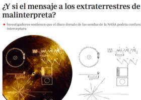 I si el missatge als extraterrestres de les Voyager es malinterpreta? | Recurso educativo 786333